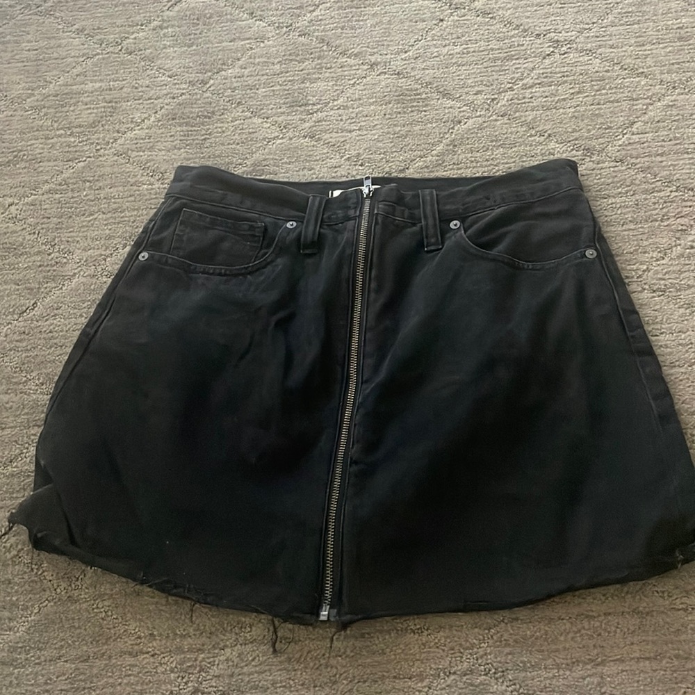 Madewell Rigid Denim Aline skirt